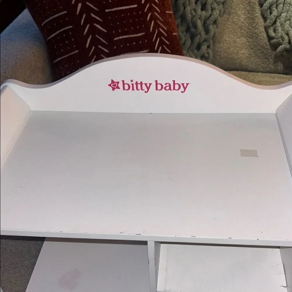 Vintage Bitty Baby White Doll Changing Table